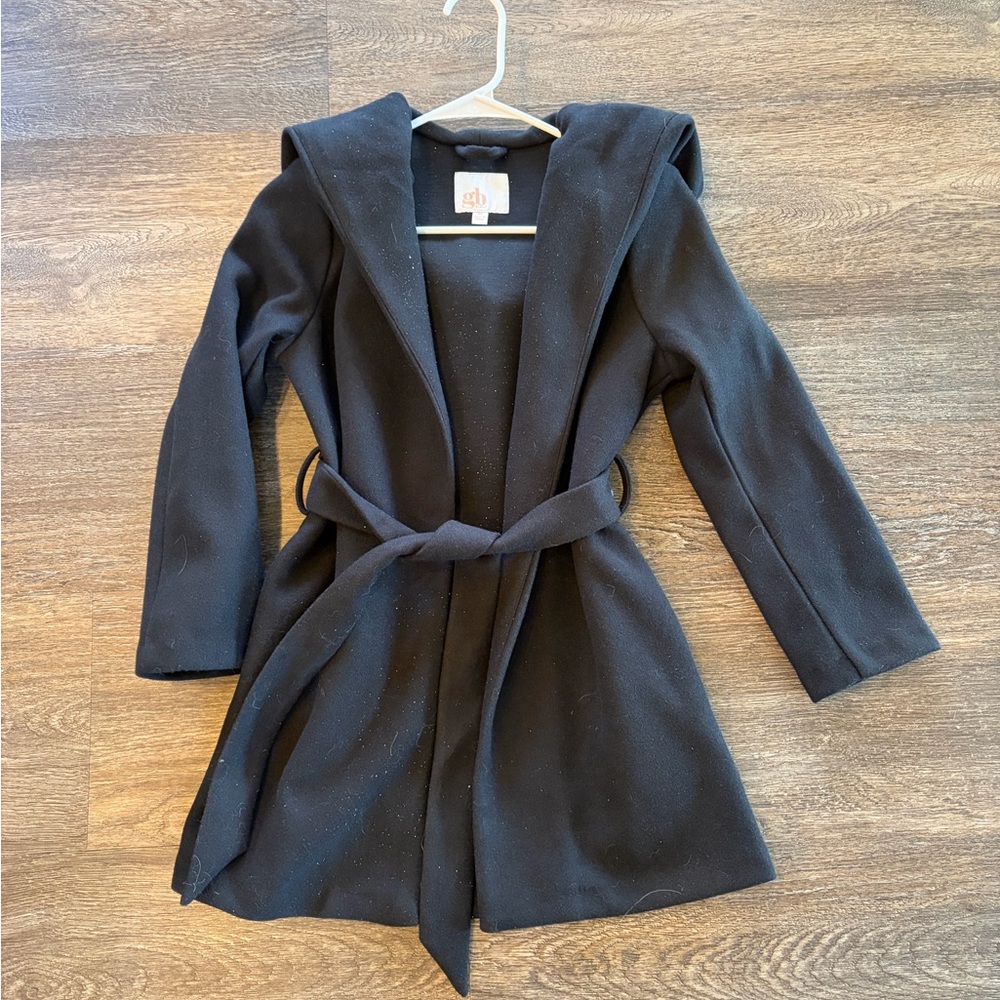 GB Girls Black Trench Coat